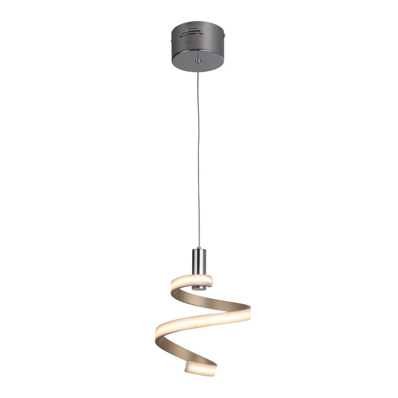 Dormer 1 - Light Unique/Statement Pendant, Matte Gold
