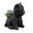 Terrier Flower Planter Black Plant Pot