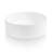 Sinber 18" x 18" x 6.3" White Round Ceramic Countertop Bathroom Vanity Vessel Sink