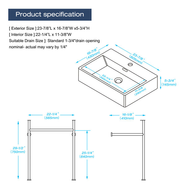 Dimensions du produit