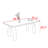 Modern simple solid wood rectangular table-1999128865