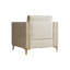 Chaise d'appoint pour fauteuil de salon rembourrée avec pieds en velours-301673182