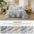 Bedsure Tufted Embroidery All-Season Microfiber Comforter Set-128847118-125999724