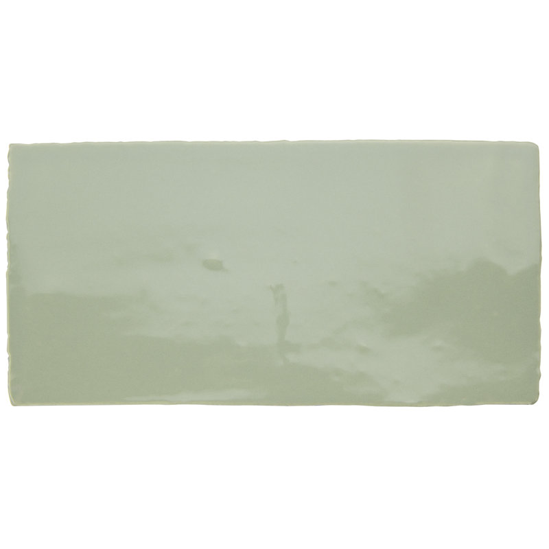Chester 3" x 6" Ceramic Subway Wall Tile, Sage Green
