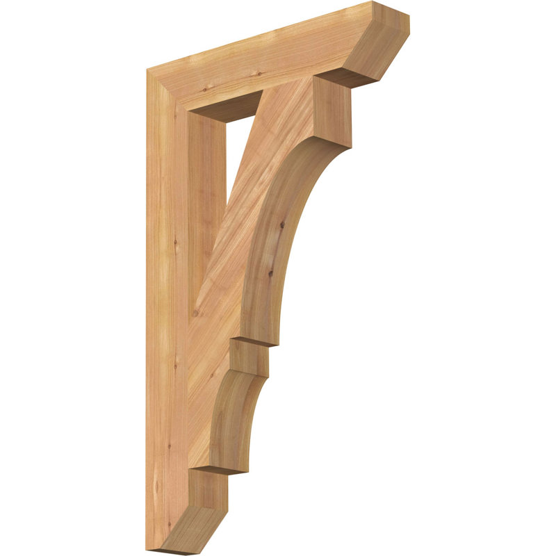 Support latté l 3 1/2 po x P 18 po x H 30 po, cèdre rouge de l'Ouest, H 30 po x l 3,5 po x P 18 po, Cèdre rouge, Smooth