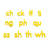 Rainbow Alphabet and Digraphs Magnetic Activities Learning