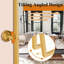 Miroir mural en fer