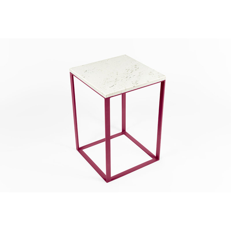 Abdul-Raqib Frame End Table, Red