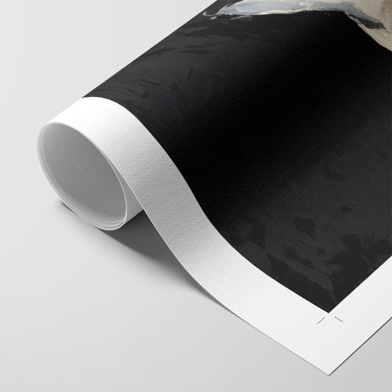 Midnight Wolves - Impression sur toile seulement - NON-CADRE, H 12 po x l 8 po