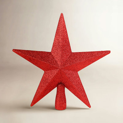 Glitter Star Tree Topper 