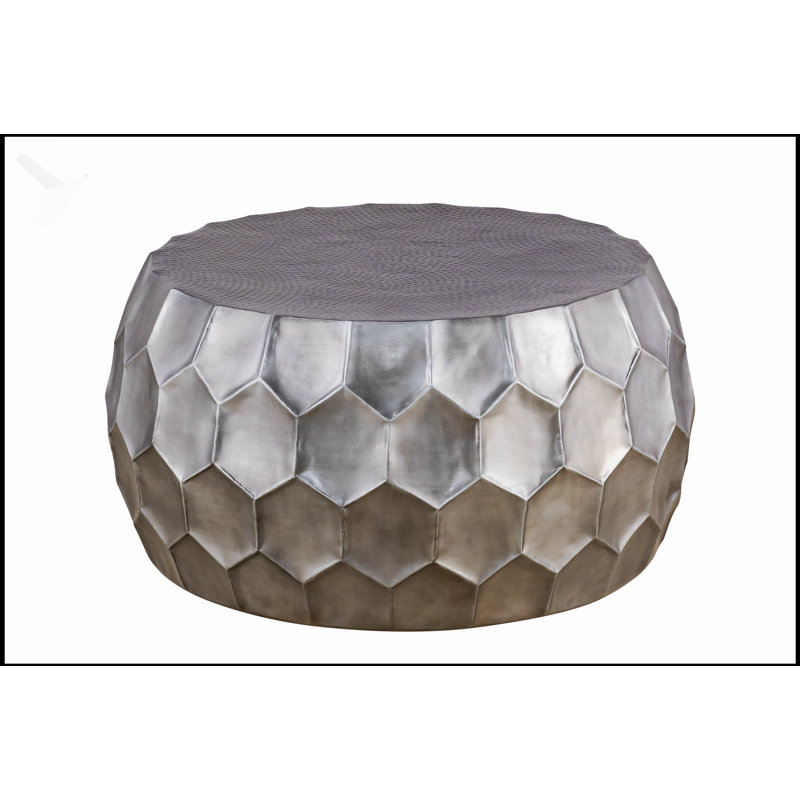 Table basse 32 po Modern Modern, Argent