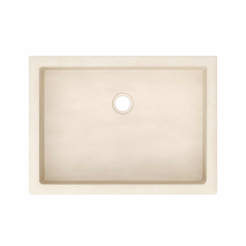 Anacapa 21" Concrete Rectangular Undermount Bathroom Sink, Sand