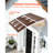 Awnings for Door Entrance, 37 x 47 in, Exterior Front Door Window Awnings with Drainage & ABS Bracket, Rain Snow Sun Protection, Overhang Polycarbonate Door Canopy for Porch Patio, Brown-123327068