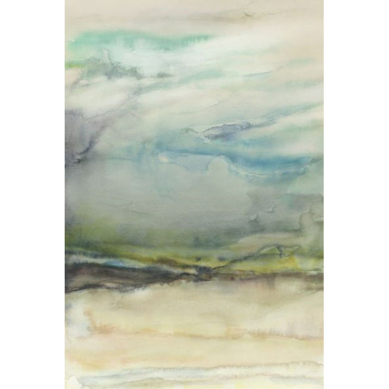 Rain Rolling Sky Painting by Elena Carlie, Outdoor, 60" H x 40" W x 1.5" D