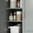 Tall And Wide Storage Cabinet With Doors For Bathroom/Office, Three Drawers-1875788010