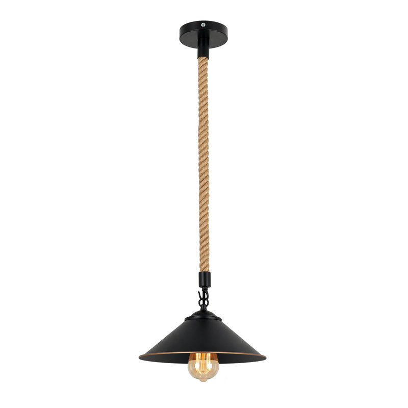 Pelton 1 - Light Black Single Pendant