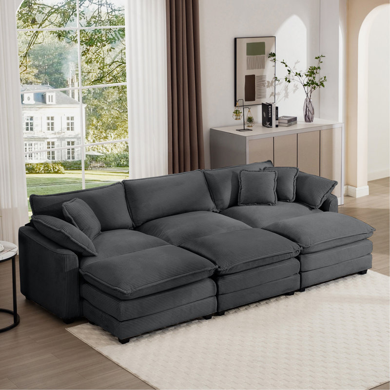 Oversized Modular Cushion Sofa