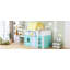 Lit mezzanine avec tente et tour et 3 poches-1029733680