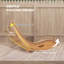 Henryville Garden Rocking Chair Slatted Seat High Back Outdoor Light Brown