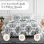 Ensemble de courtepointe réversible 3 pièces Southshore Fine Linens Infinity Aqua King/California King, avec médaillon brodé, comprenant 1 courtepointe surdimensionnée et 2 taies d'oreiller King, en microfibre 110 g/m²-2135906756-2135906757