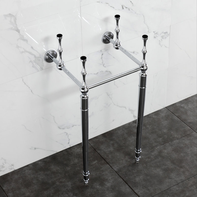 Pattes de lavabo en laiton Kingston, Chrome poli