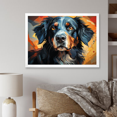 " Dog Inquisitive Canine Popart II "