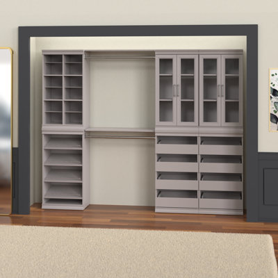 Système de rangement modulaire pour garde-robe de l 90,14 po à l 99 po