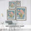Tulipe, aquarelle, croquis I, reproduction encadrée - bois massif-80159665