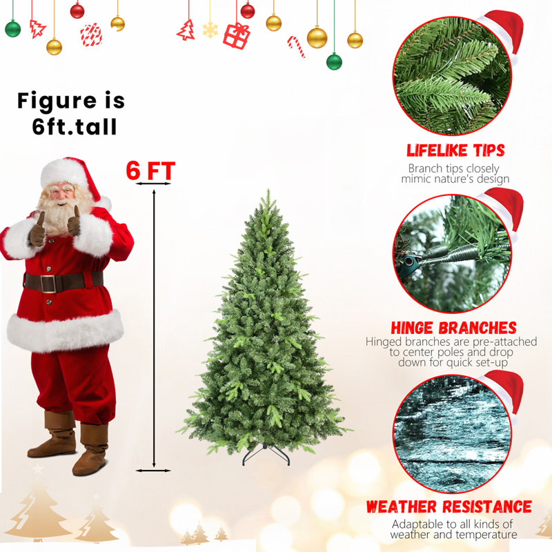 Arbre de Noël classique 7,5 pi