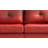 Swansea Modular Red Sofa Faux Leather-147430088