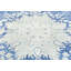 Tapis oriental bleu unique 10X12 One-of-a-Kind