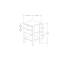 Table de chevet 2 tiroirs Ellioes-511057375