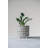 Shyann Round Stoneware Planters with Geometric Prints-777592784