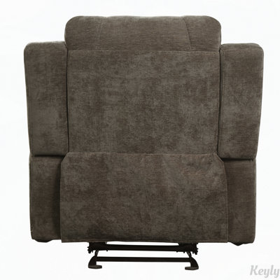 Fauteuil inclinable manuel avec revêtement en chenille