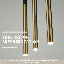Luminaire suspendu cylindrique à 3 lumières DEL Baileyton-219283340