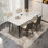 Full support rectangular dining table