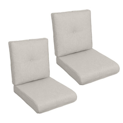 Ensemble de 2 coussins capitonnés à dossier haut - Chaises de patio, berçantes et Adirondack