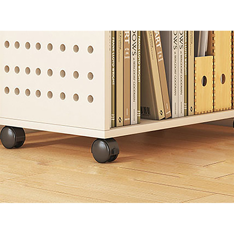 Mataya 21.64'' H x 15.75'' W Book Cart with Wheels, White