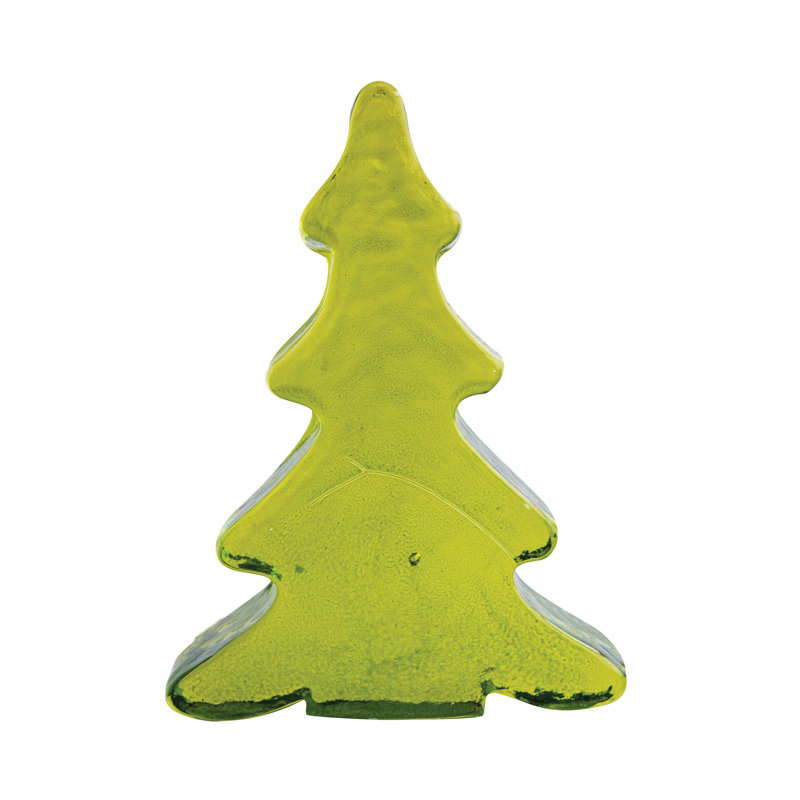 Décoration d'arbre en verre plat