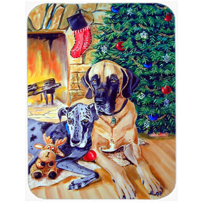 Planche à découper en verre magnifique danes trésors caroline Under the Christmas Tree