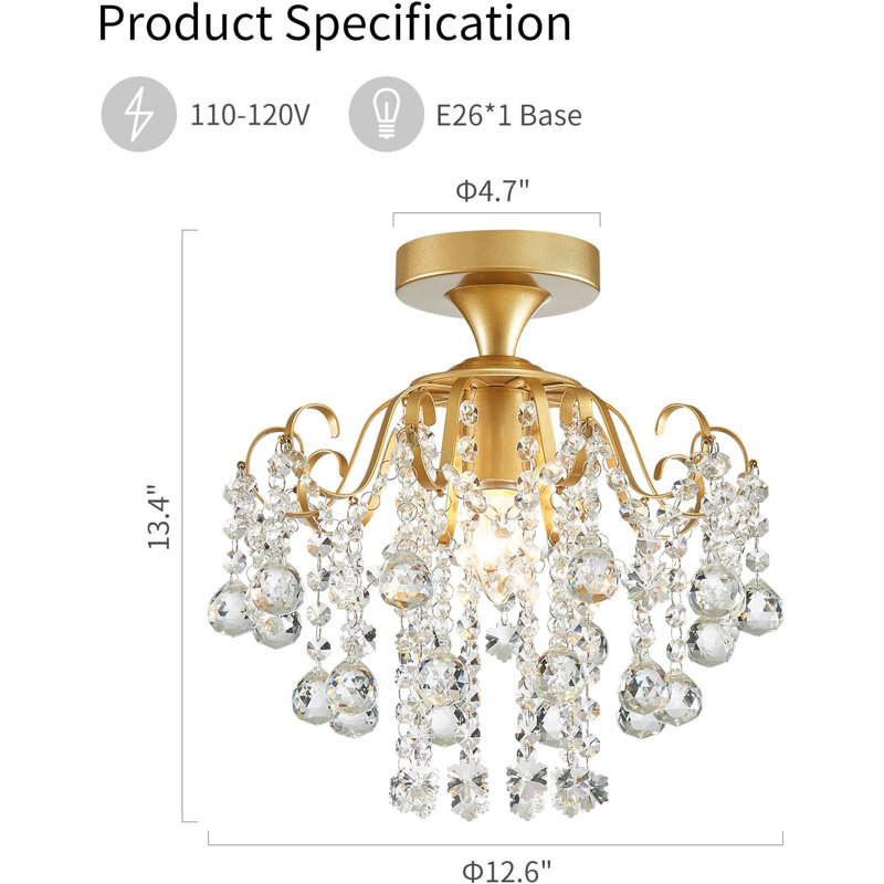 Crystal Pendant Light Embedded Pendant Light