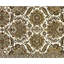 Hand Knotted Wool Area Rug in Gold And Rust