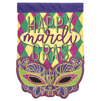 Drapeau drapeau Mardi gras