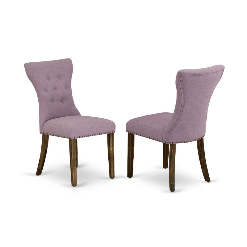 Chaises de salle à manger Gallatin Parson, Dahlia, Jacobin vieilli