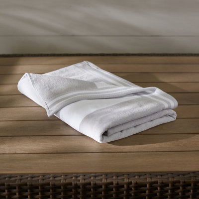 Calheta Cotton Oversized Cabana Stripe Beach Towels