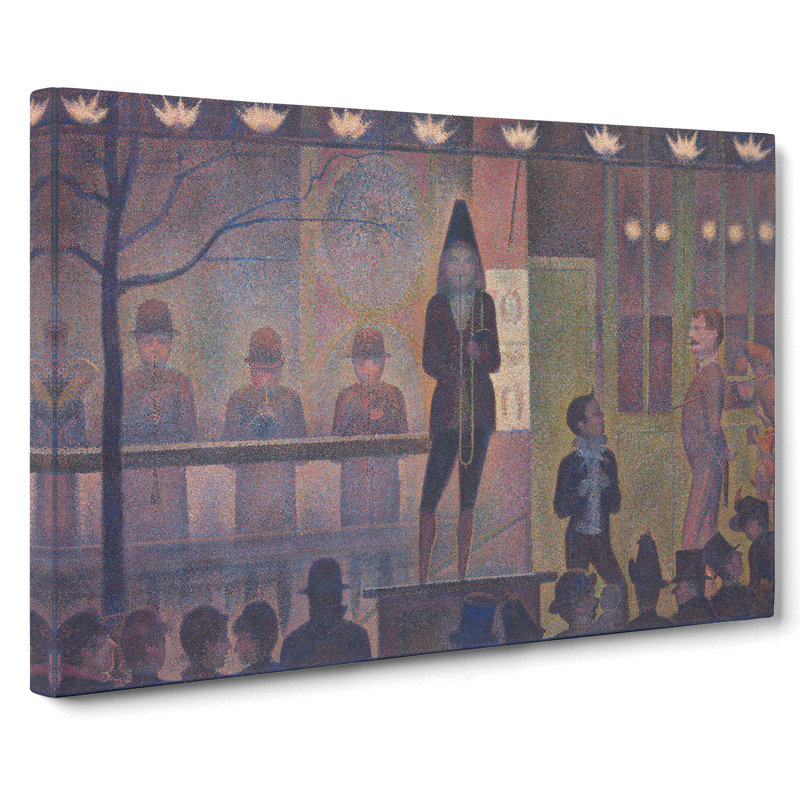 Circus Sideshow by Georges Seurat - Wrapped Canvas Painting, 40cm H x 60cm W x 3cm D