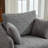 Upholstered Swivel Chair With 2 Side Pillows-213770556