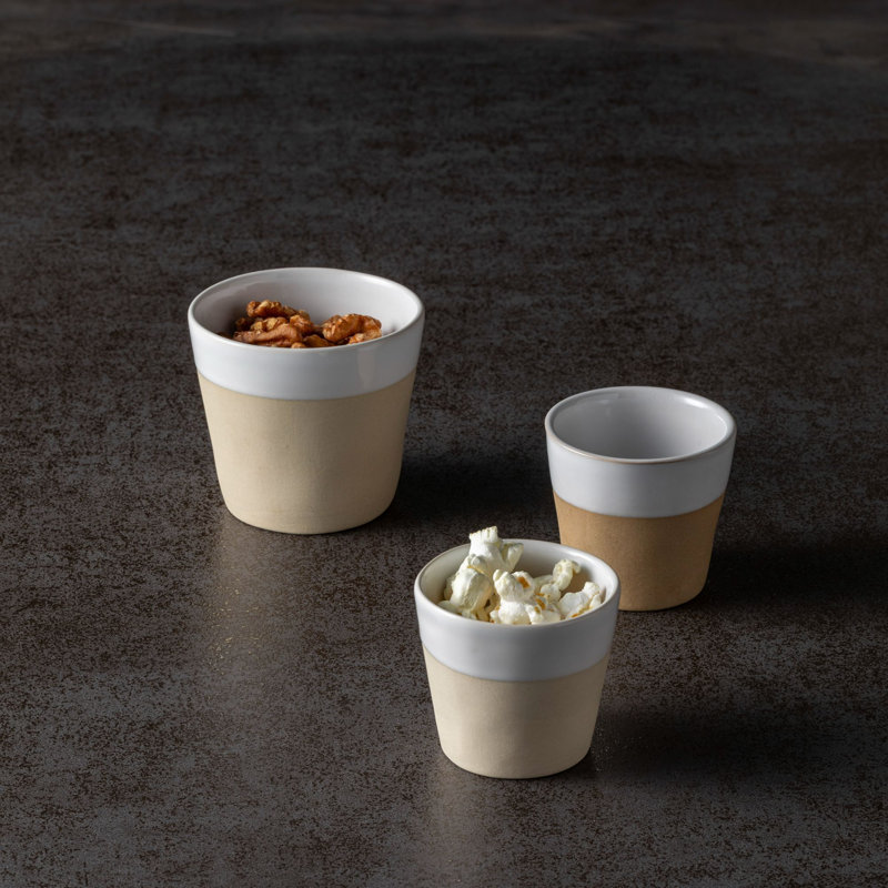 Grespresso Ecogre Stoneware Espresso Cup, White