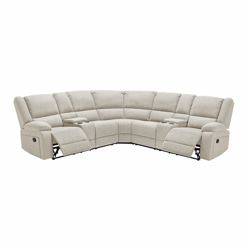 Rozay 5 Seater Reclining Sofa, Beige