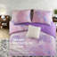 Ensembles de literie mauve moderne, teinture en polyester 4 pièces pour la chambre à coucher